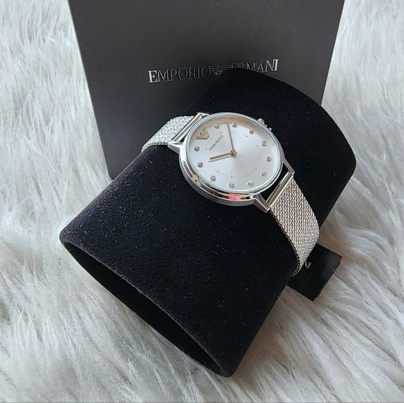 Emporio Armani Silver Women's Watch - Picture 11 of 13